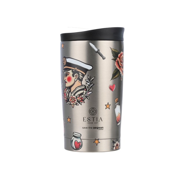 Estia Θερμός Travel Mug Save The Aegean 350Ml...