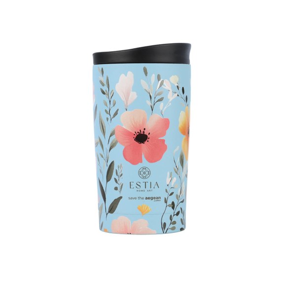 Estia Θερμός Travel Mug Save The Aegean 350Ml Sky Garden
