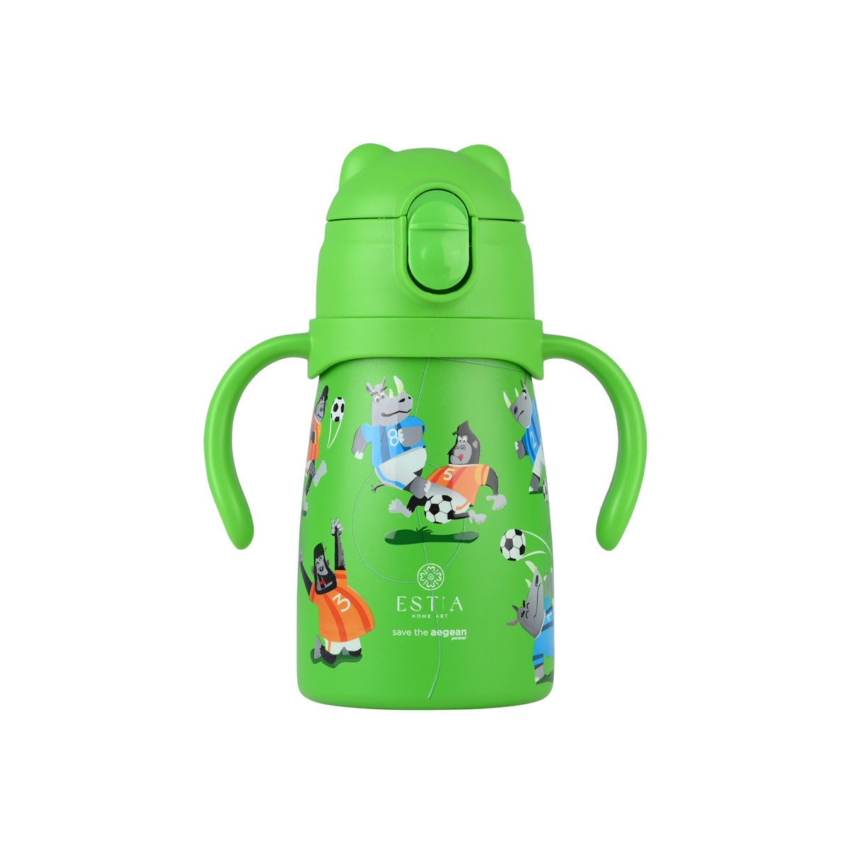ESTIA ΘΕΡΜΟΣ ΠΑΙΔΙΚΟ BUBBLE BOTTLE SAVE THE AEGEAN 300ml JUNGLE KICK