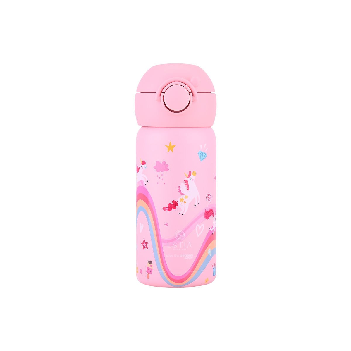 Estia Θερμός Παιδικό Wonder Bottle Save The Aegean 350Ml Rainbow Dreams