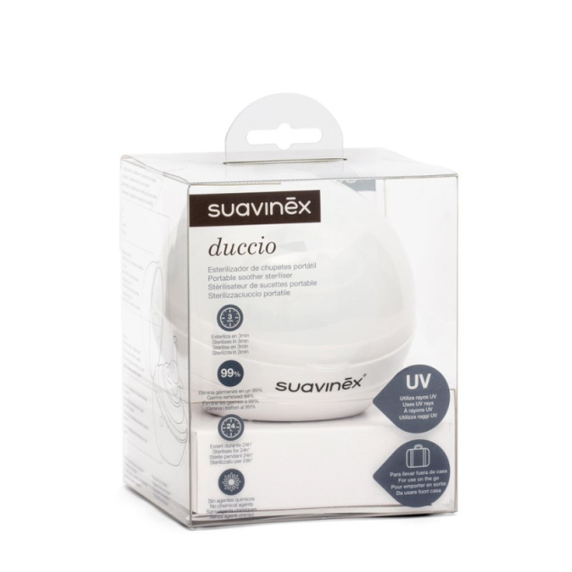 Αποστειρωτής Πιπίλας Suavinex Φορητός White...