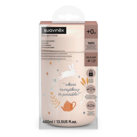 Θερμός Φαγητού Suavinex Wonderland Pink 400ml BR79410