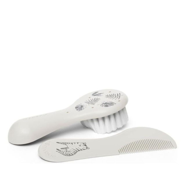 Σετ βούρτσα & χτένα Suavinex Beige BR78538