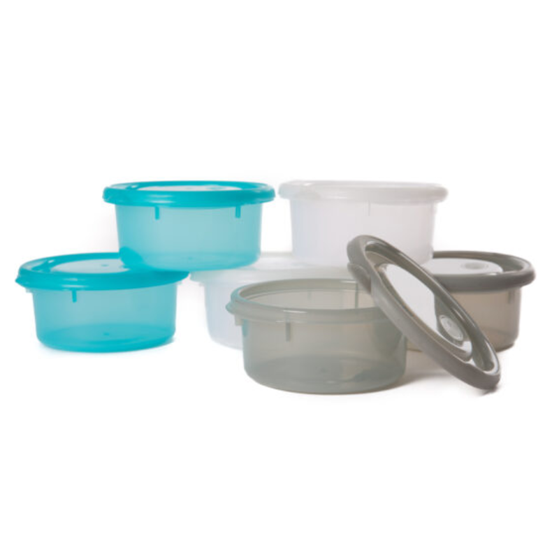 Bo Jungle Σετ Φαγητοδοχεία Bo Jungle B-Bowl 6τεμ Άσπρο-Γκρι-Γαλάζιο 300ml BJ-B541110