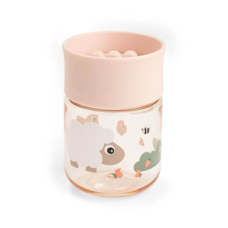 Εκπαιδευτικό Ποτήρι Done By Deer Farm Powder 360° 260ml BR90019