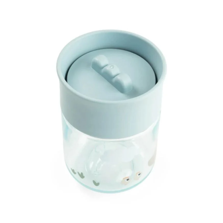 Εκπαιδευτικό Ποτήρι Done By Deer Farm Blue 360° 260ml BR90020