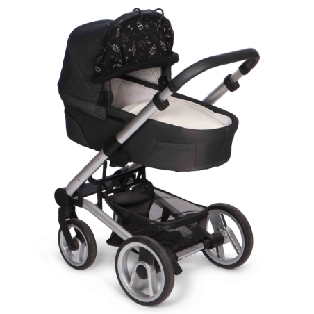 Ηλιοπροστασία Καροτσιού Dooky Upf50+ Romantic Leaves Black DK-126711