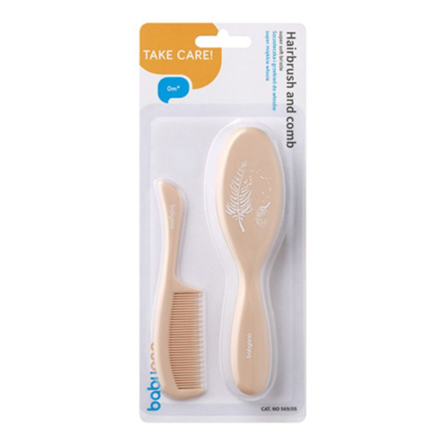 Σετ Βρεφική Βούρτσα BabyOno Με Μαλακή Τρίχα Και...