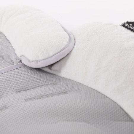 Μαξιλάρι Γενικής Χρήσης  Bo Jungle Για Κάθισμα Αυτ/του Καρότσι Λίκνο Λευκό/Γκρι BJ-B180500