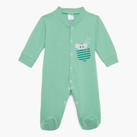 Φορμάκι Μακρύ Μανίκι Pretty Baby Mouse Φυστικί