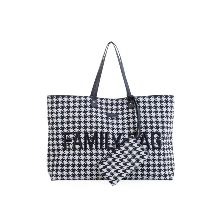 Τσάντα Αλλαγής ChildHome Family Bag Pied de Poule black BR77799