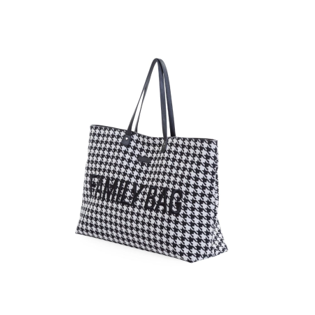 Τσάντα Αλλαγής ChildHome Family Bag Pied de Poule black BR77799