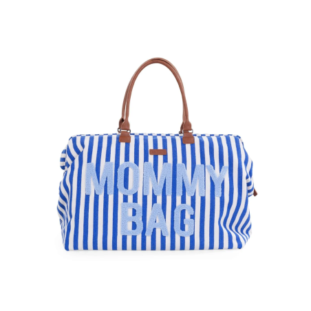 Τσάντα Αλλαγής ChildHome Mommy Bag stripes electric blue/light blue BR78255