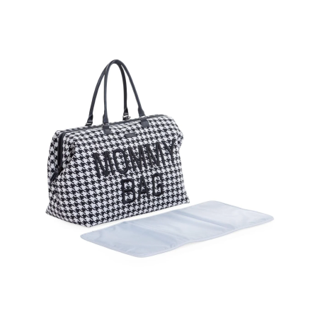 Τσάντα Αλλαγής ChildHome Mommy Bag Pied de Poule black BR77798
