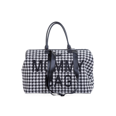 Τσάντα Αλλαγής ChildHome Mommy Bag Pied de Poule black BR77798