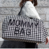 Τσάντα Αλλαγής ChildHome Mommy Bag Pied de Poule black BR77798