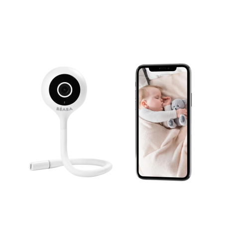 Ενδοεπικοινωνία Μωρού Beaba ZEN Connect με Κάμερα White BR78708
