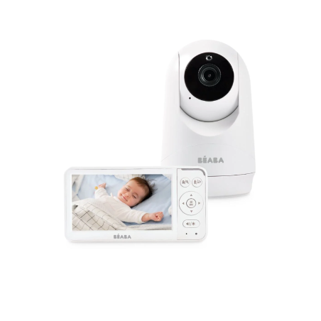 Ενδοεπικοινωνία Μωρού Beaba ZEN+2 White με Κάμερα 360° & Οθόνη 5'' BR79749