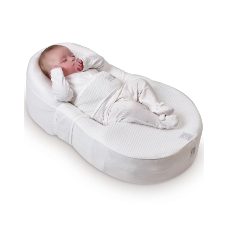 Βρεφικό Μαξιλάρι-Φωλιά Beaba Cocoonababy με Σεντόνι White 0-3m BR79487
