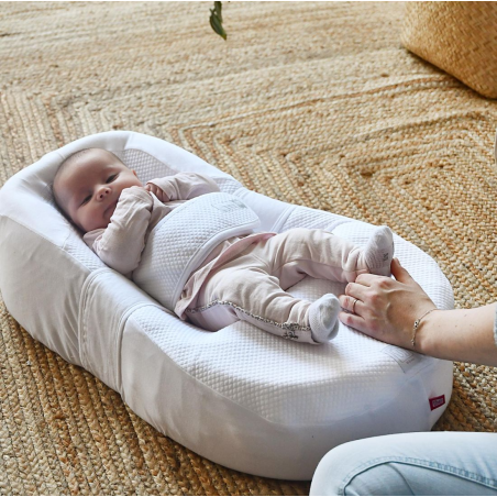 Βρεφικό Μαξιλάρι-Φωλιά Beaba Cocoonababy με Σεντόνι White 0-3m BR79487