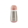 Μπουκάλι Θερμός Beaba Ανοξείδωτο Με Λαβή 350ml + 18μ Old pink BR79141