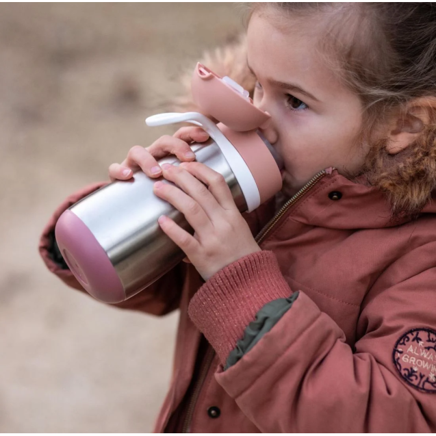 Μπουκάλι Θερμός Beaba Ανοξείδωτο Με Λαβή 350ml...