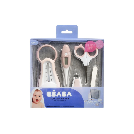Τσάντα Περιποίησης Μωρού Beaba Old Pink 9τεμ BR79276