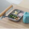 Ποτήρι Εκπαιδευτικό Beaba Σιλικόνης Blue BR79135