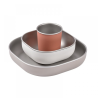 Σετ Φαγητού Beaba Ανοξείδωτο 3 τεμ Terracotta BR78730
