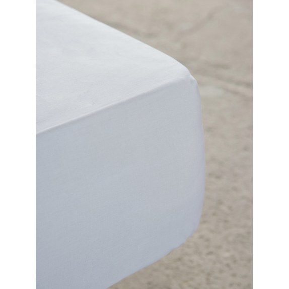 Σεντόνι Γίγας με Λάστιχο Unicolors - White - 5206482043114
