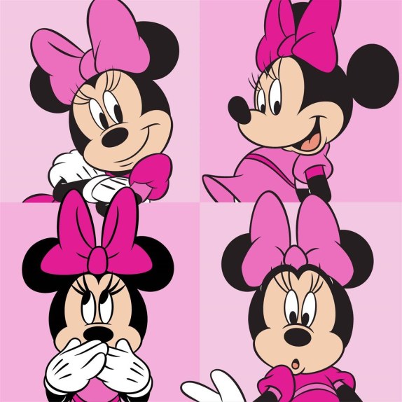 Λαβέτα Νηπιαγωγείου Disney Home Minnie 76 30x30 Pink