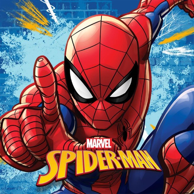 Λαβέτα Νηπιαγωγείου Marvel Spider-Man 70 30x30...