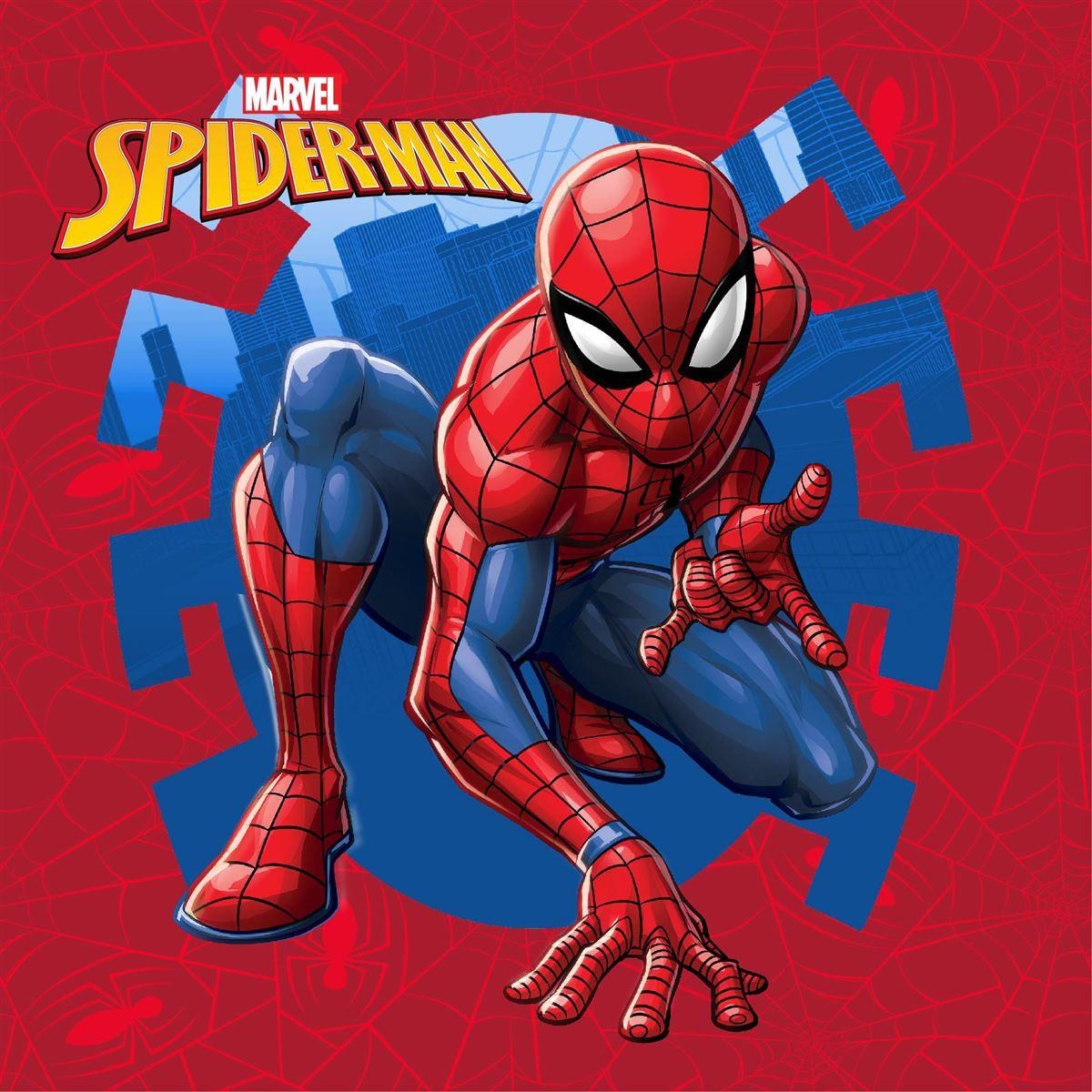 Λαβέτα Νηπιαγωγείου Marvel Spider-Man 71 30x30 Red