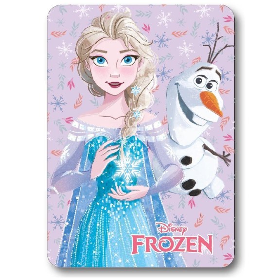 Κουβέρτα Fleece Κούνιας Disney Home Frozen 01 100x140 Lilac