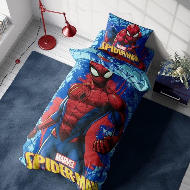 Σετ Παιδικά Σεντόνια Μονά 4 Τεμαχίων Marvel...
