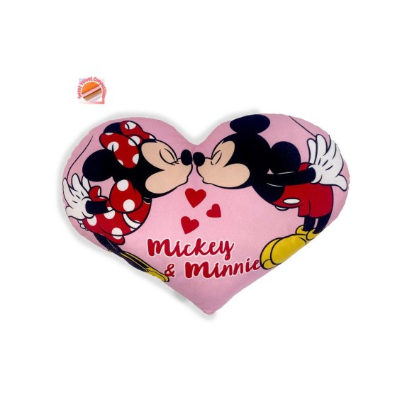 Μαξιλάρι 3D Disney Home Mickey & Minnie 15 40 cm Pink