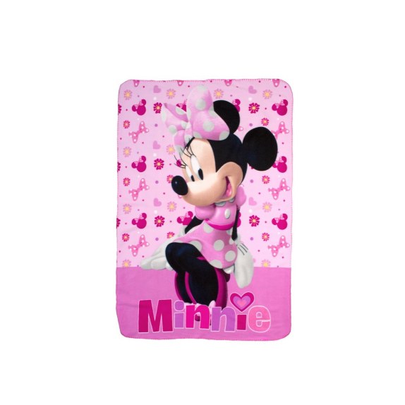 Κουβέρτα Fleece Κούνιας Disney Home Minnie 37 100x140 Pink