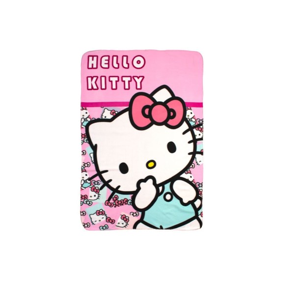 Κουβέρτα Fleece Κούνιας Sanrio Hello Kitty 34 100x140 Pink