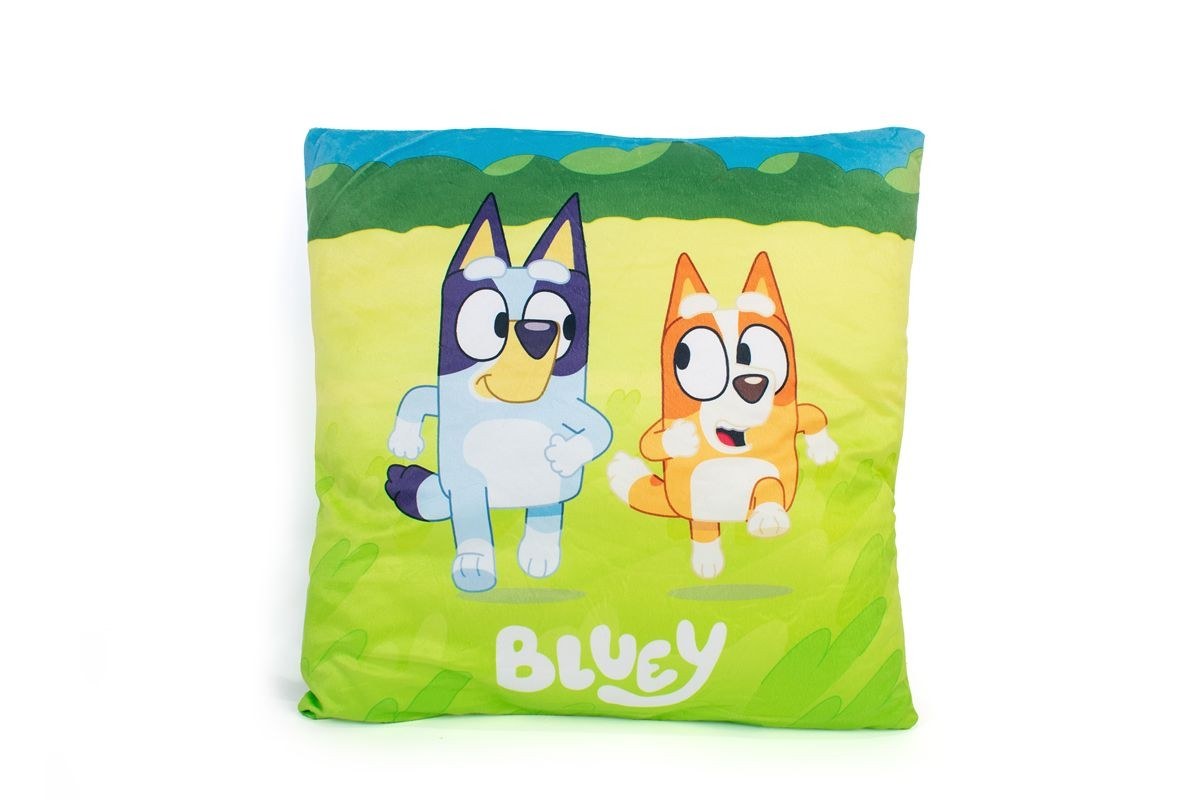Βελούδινο Μαξιλάρι BBC Studios Bluey 09 38x38 Green