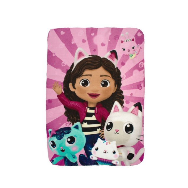 Κουβέρτα Fleece Κούνιας DreamWorks Gabby's...