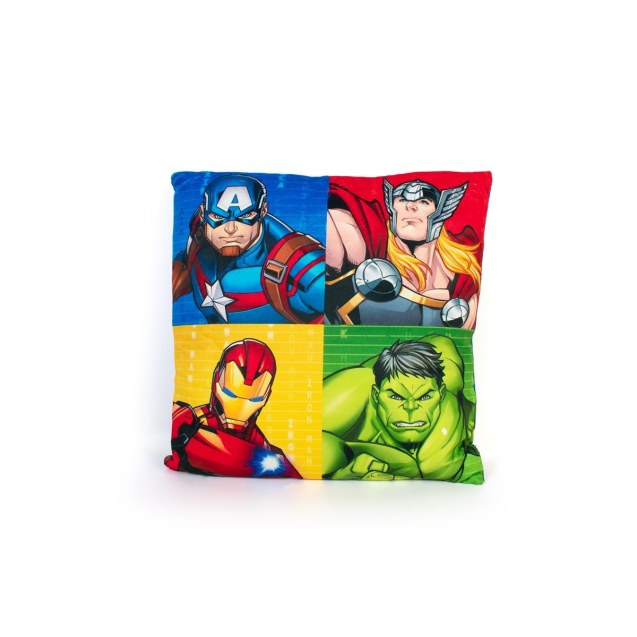 Βελούδινο Μαξιλάρι Marvel Avengers 53 38x38 Blue