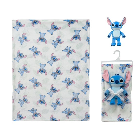 Λούτρινο Disney Home Σετ 2 Τεμ- bebe Stitch 28 Ύψος 25 cm...