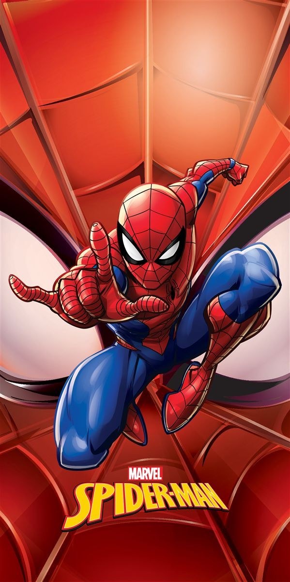 Παιδική Πετσέτα Θαλάσσης Quick Dry Marvel Spider-Man 669 70x140 Red