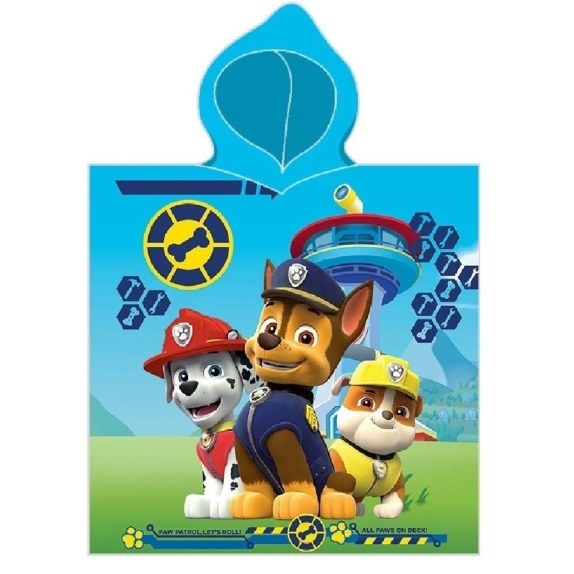 Παιδικό Πόντσο Θαλάσσης Quick Dry Nickelodeon Paw Patrol...