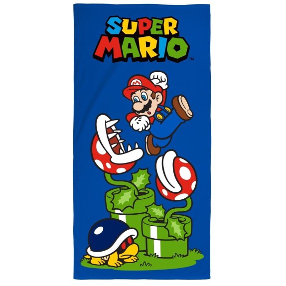 Παιδική Πετσέτα Θαλάσσης Quick Dry Nintendo Super Mario...