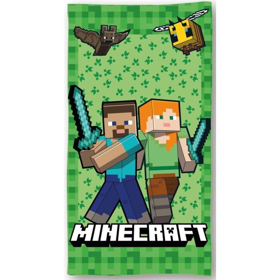 Παιδική Πετσέτα Θαλάσσης Quick Dry Mojang Minecraft 004...