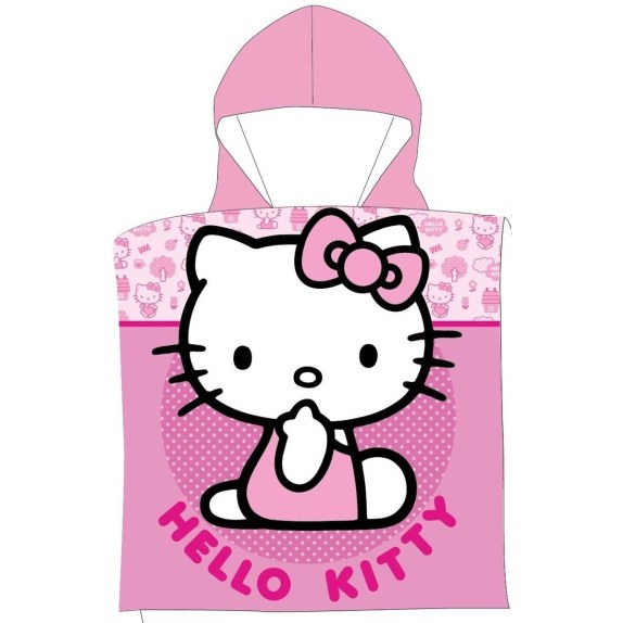Παιδικό Πόντσο Θαλάσσης Quick Dry Sanrio Hello Kitty 172...