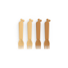 Σετ 4 τμχ πηρουνάκια Raffi Mustard BR76682