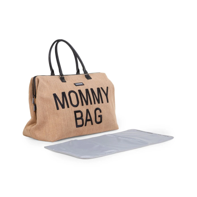 Τσάντα Αλλαγής ChildHome Mommy Bag Large Raffia...