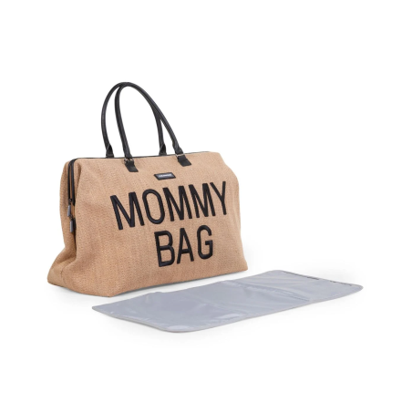 Τσάντα Αλλαγής ChildHome Mommy Bag Large Raffia BR77379